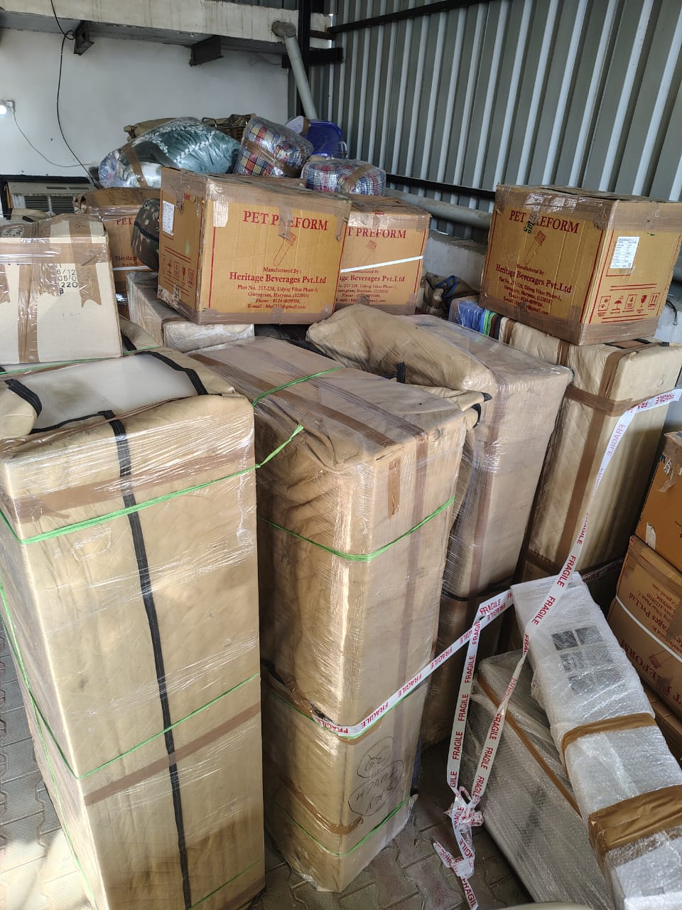 Home Relocation Trailer loading